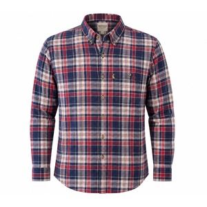Buffalo Jackson Flannel Shirt Men Small Red Blue Plaid Gorpcore Cabincore